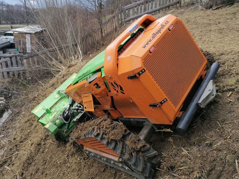 greenclimber lv600 cistenie pozemku