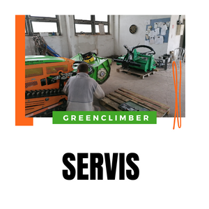 Servis nosičov náradia Greenclimber