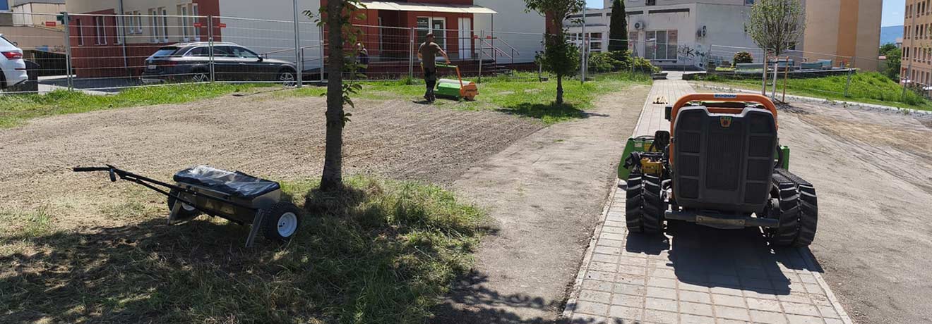 Svahová kosačka Greenclimber pre mestá a obce